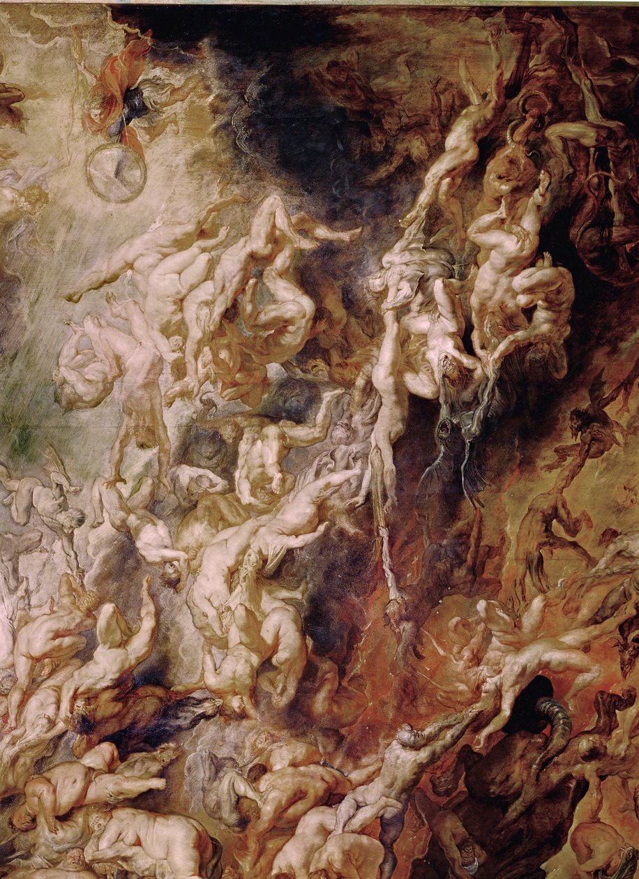 The Fall of the Damned (festmény tölgyfára) alkotó: Peter Paul Rubens