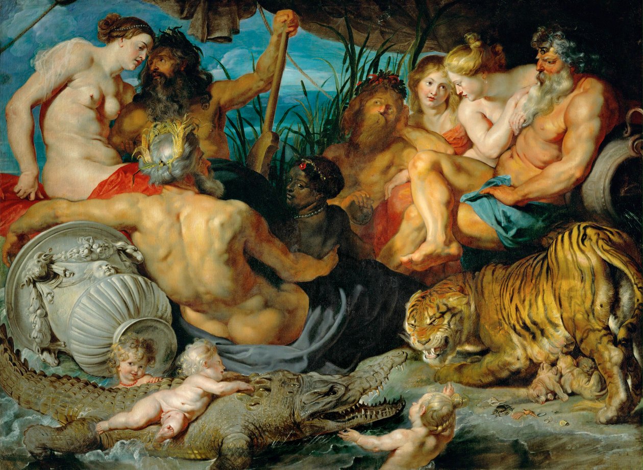 A négy kontinens, 1615 körül (olaj, vászon) alkotó: Peter Paul Rubens