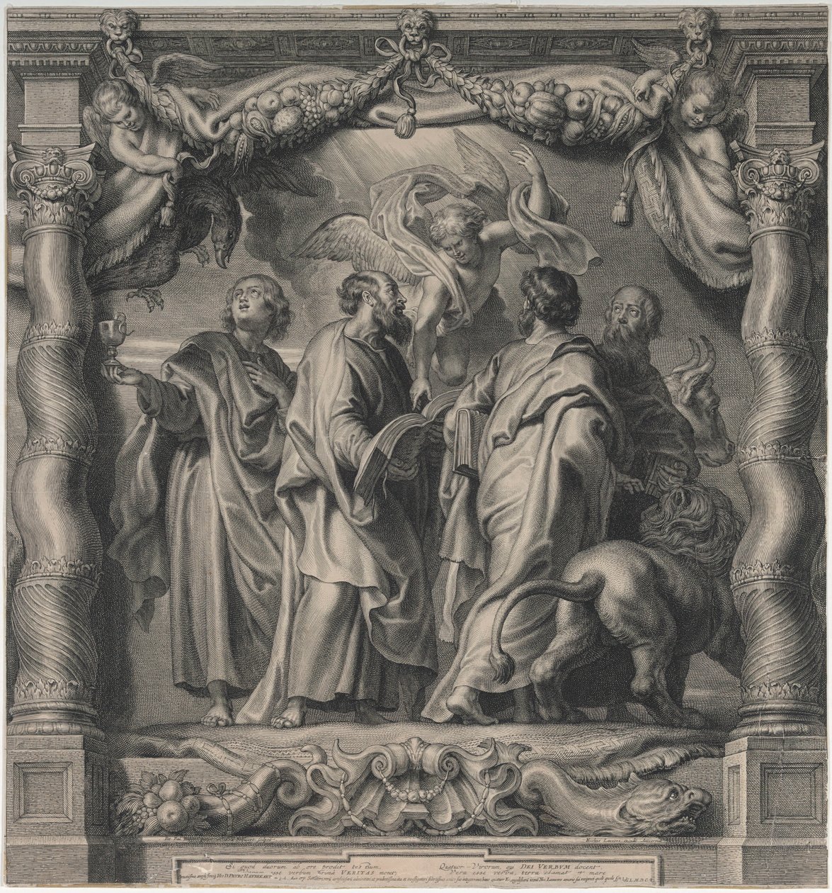 A négy evangélista alkotó: Peter Paul Rubens