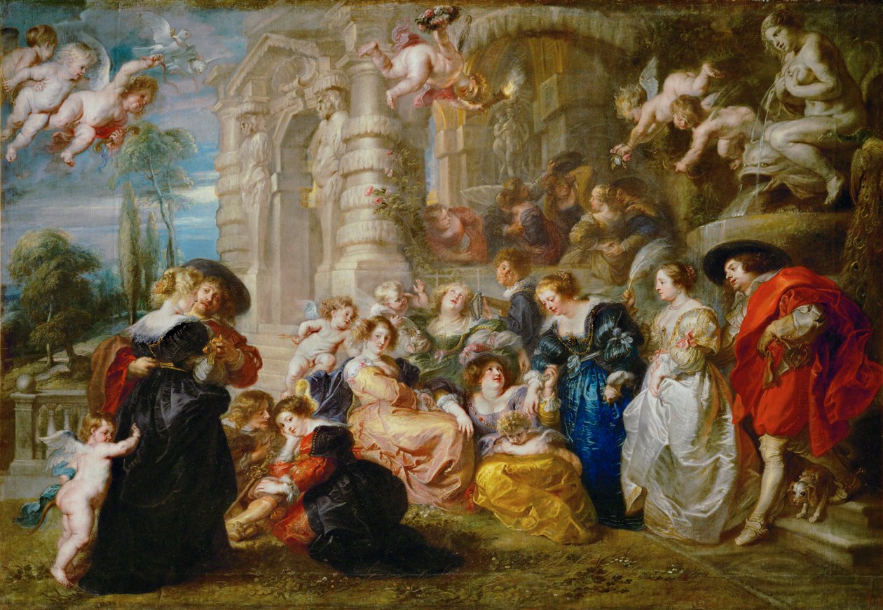 A szerelem kertje alkotó: Peter Paul Rubens