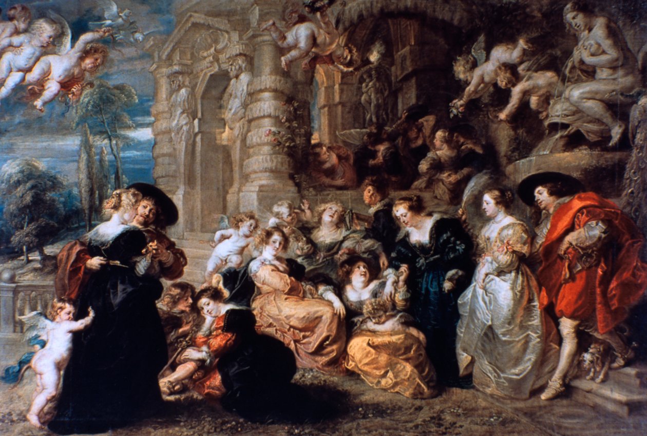 A szerelem kertje, 1630 alkotó: Peter Paul Rubens
