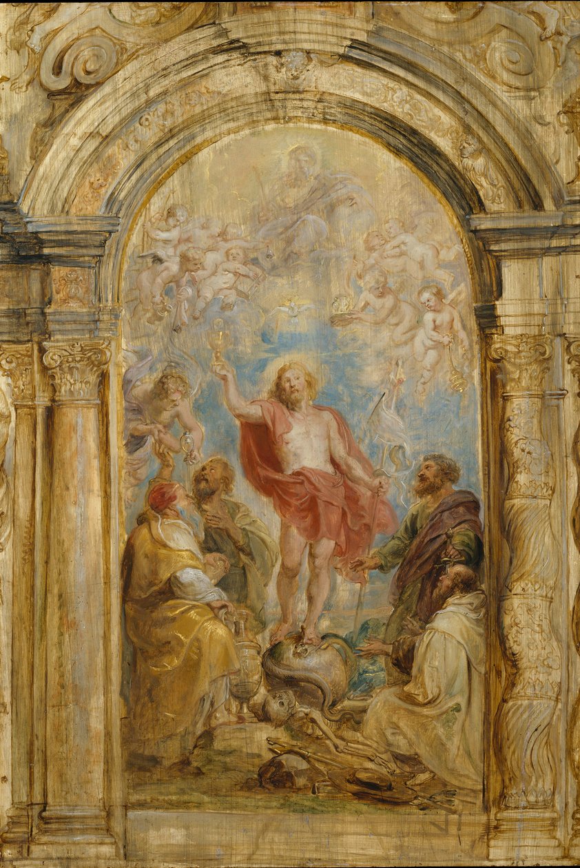Az Eucharisztia dicsőítése, kb. 1630-32. alkotó: Peter Paul Rubens