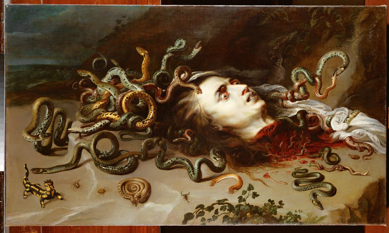 A Medúza feje, 1618 körül (olaj, vászon) alkotó: Peter Paul Rubens