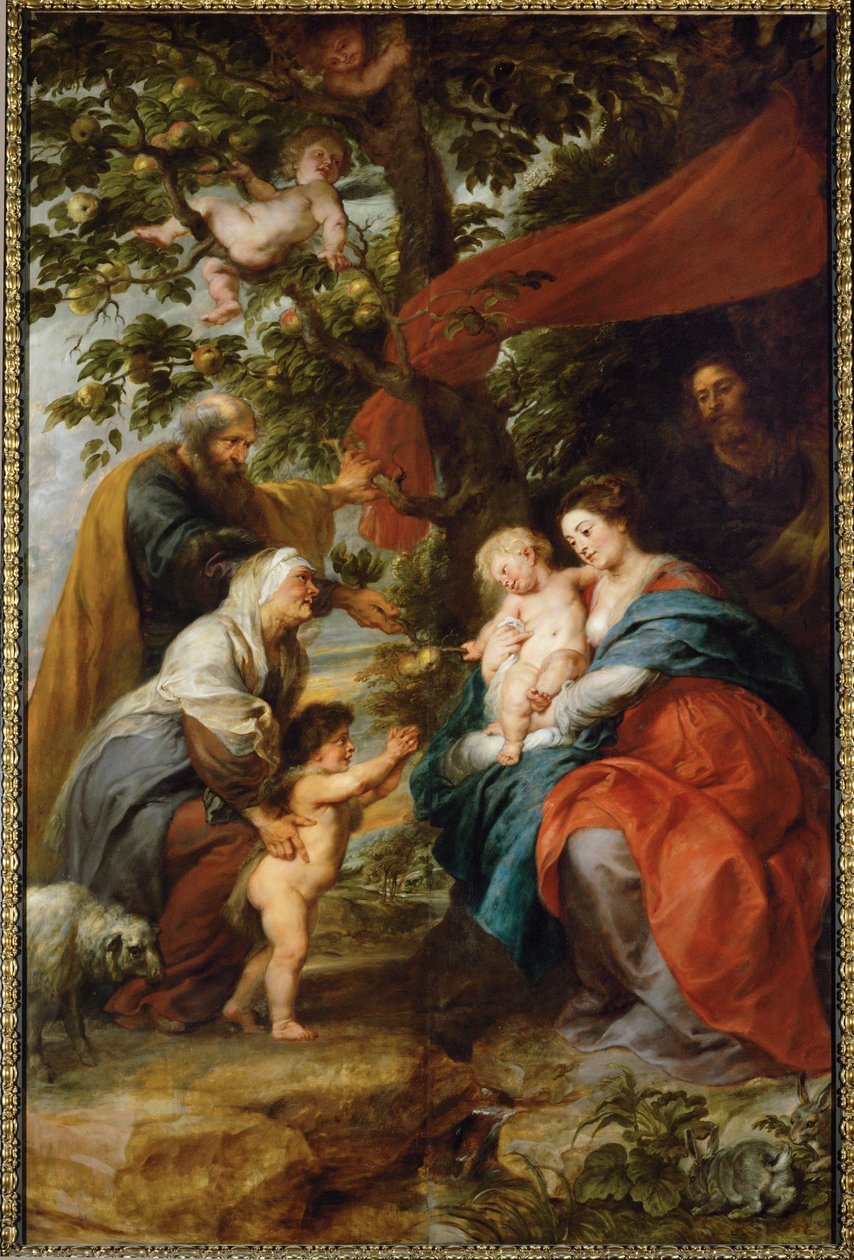 A Szent Család pihen egy almafa alatt alkotó: Peter Paul Rubens