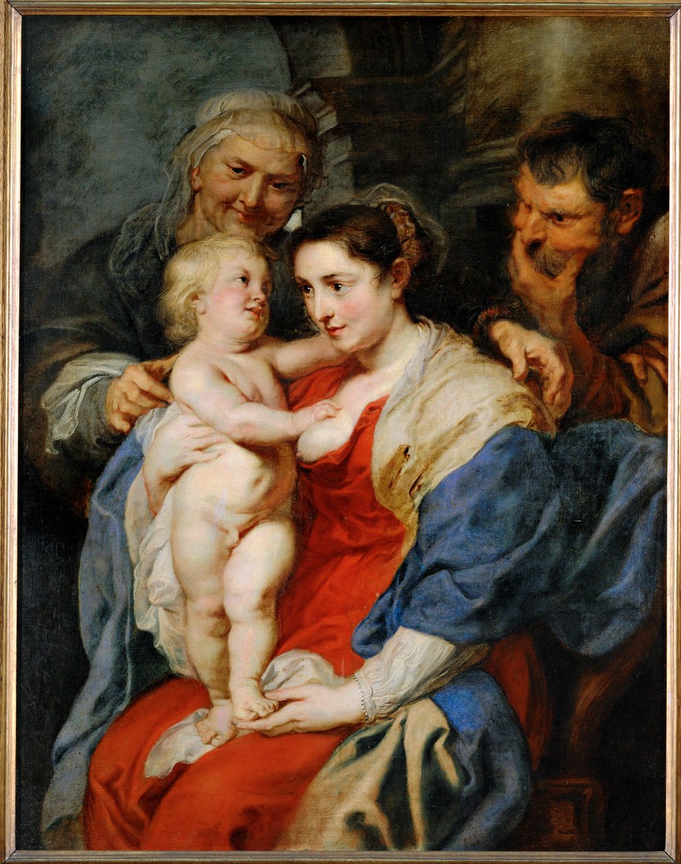 A Szent Család Szent Annával (festmény, vászon) alkotó: Peter Paul Rubens