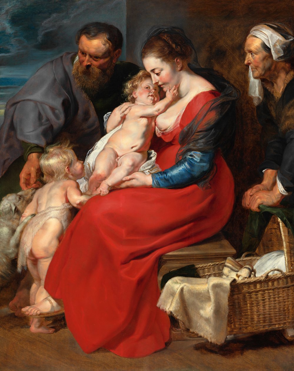 A Szent Család Szent Erzsébettel és Keresztelő Jánossal alkotó: Peter Paul Rubens