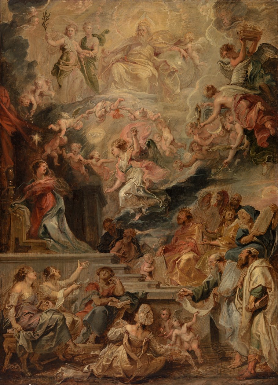 A megtestesülés, mint az összes prófécia beteljesülése alkotó: Peter Paul Rubens