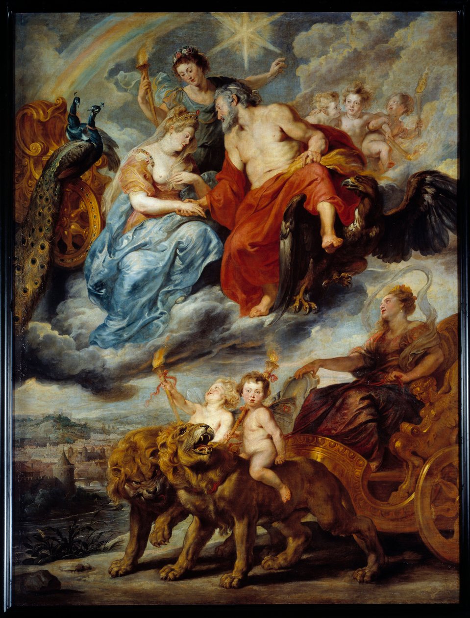 Medici király és Mária interjúja Lyonban, november 9-én alkotó: Peter Paul Rubens
