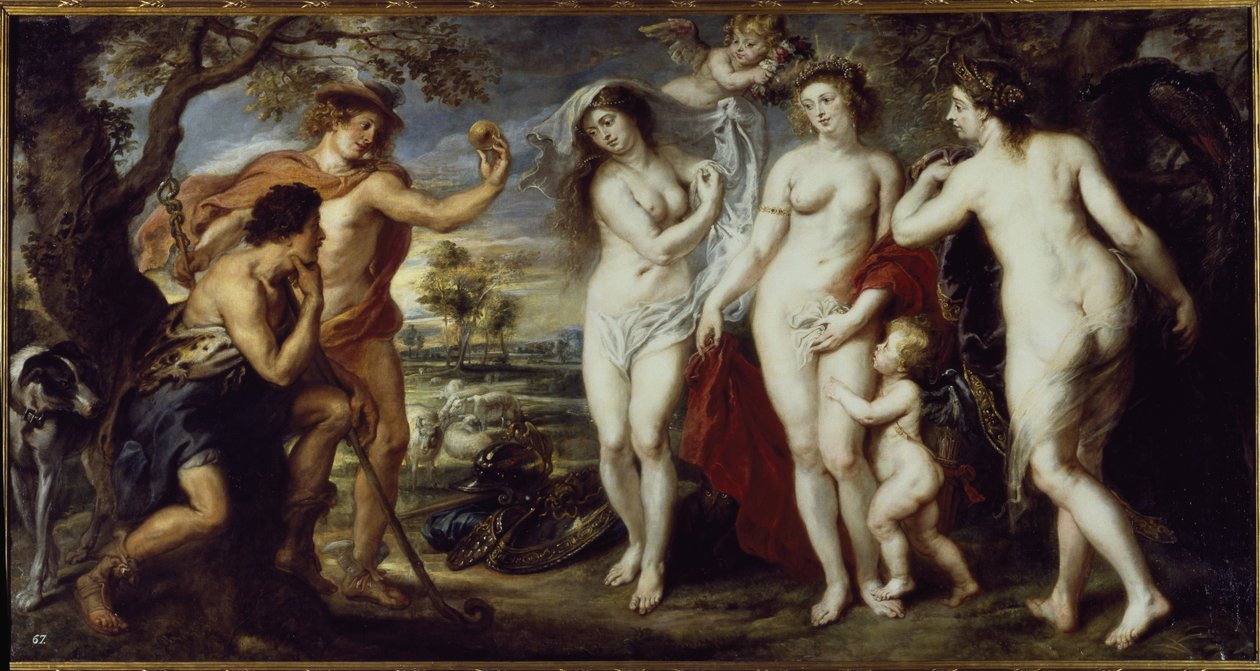 Párizs ítélete (olaj, vászon alkotó: Peter Paul Rubens