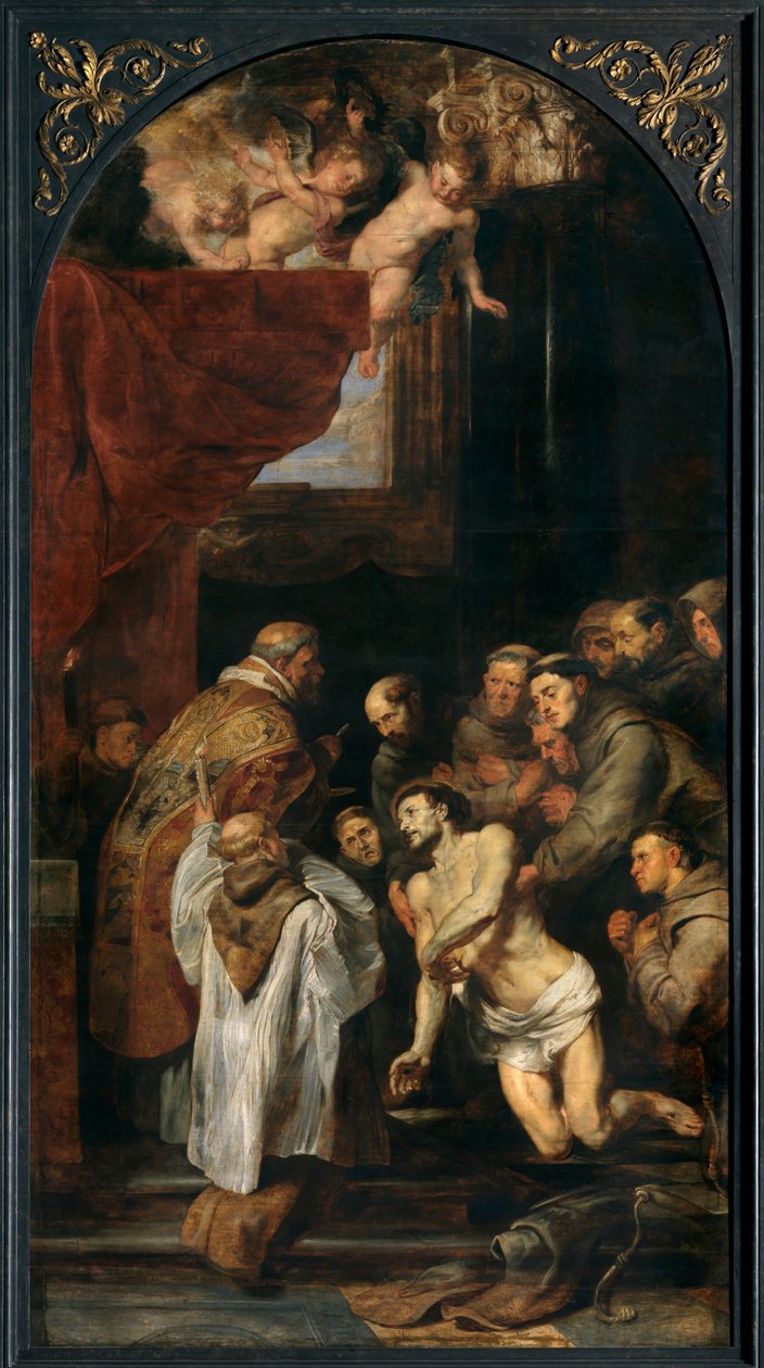 Assisi Ferenc utolsó áldozása alkotó: Peter Paul Rubens