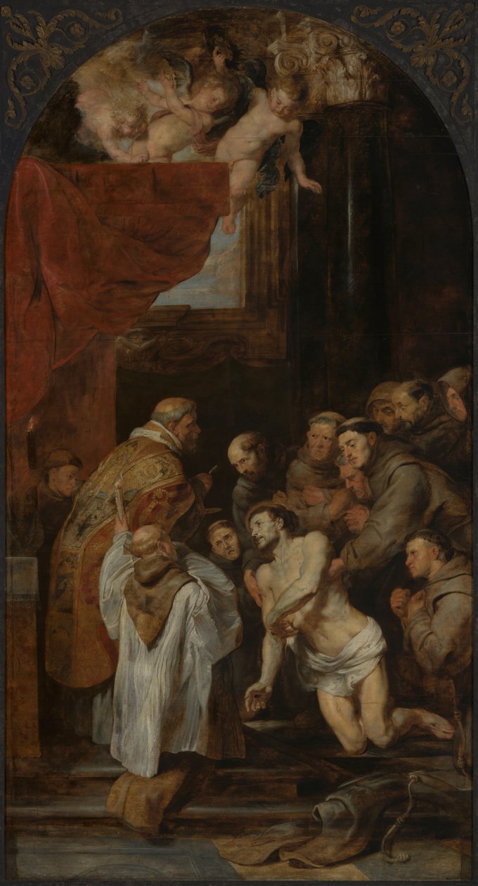 Assisi Szent Ferenc utolsó áldozása alkotó: Peter Paul Rubens