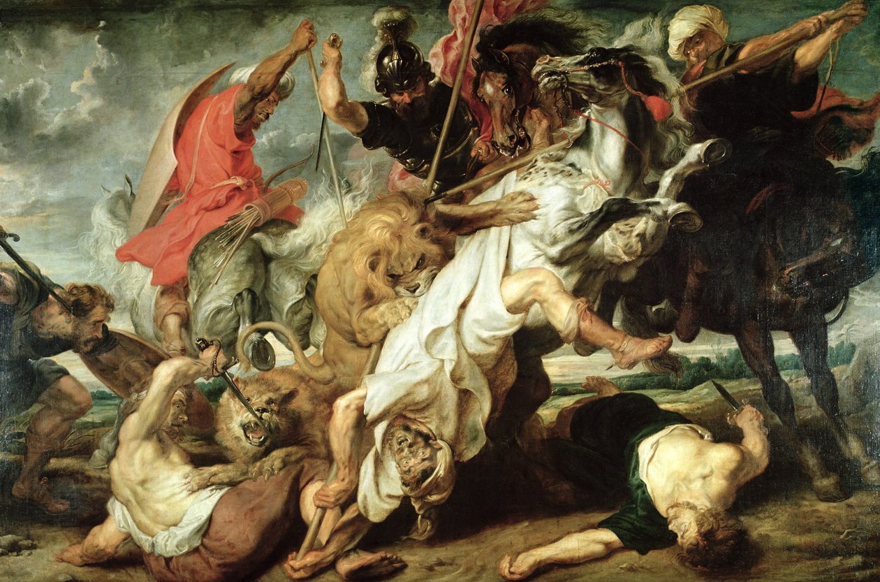 Az Oroszlánvadászat alkotó: Peter Paul Rubens