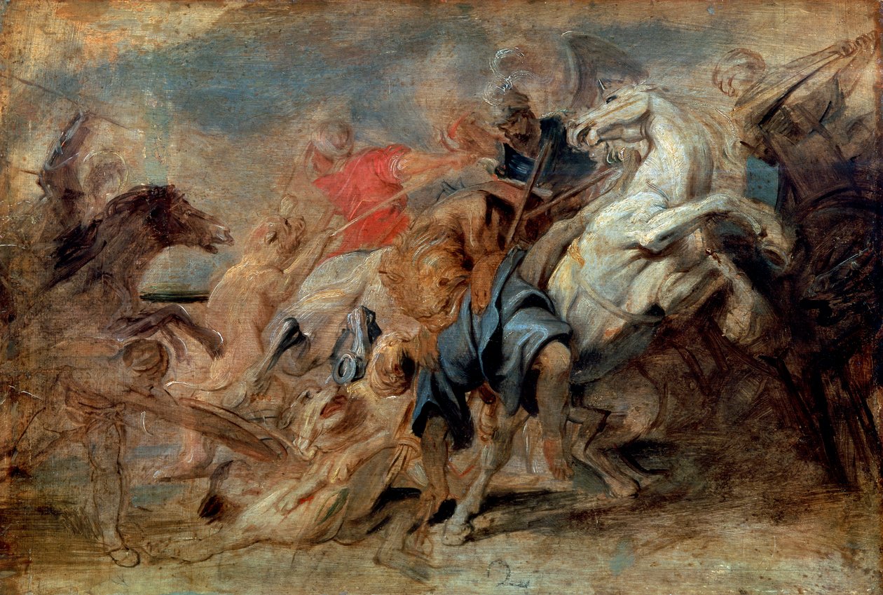 Az oroszlánvadászat, 1621. alkotó: Peter Paul Rubens