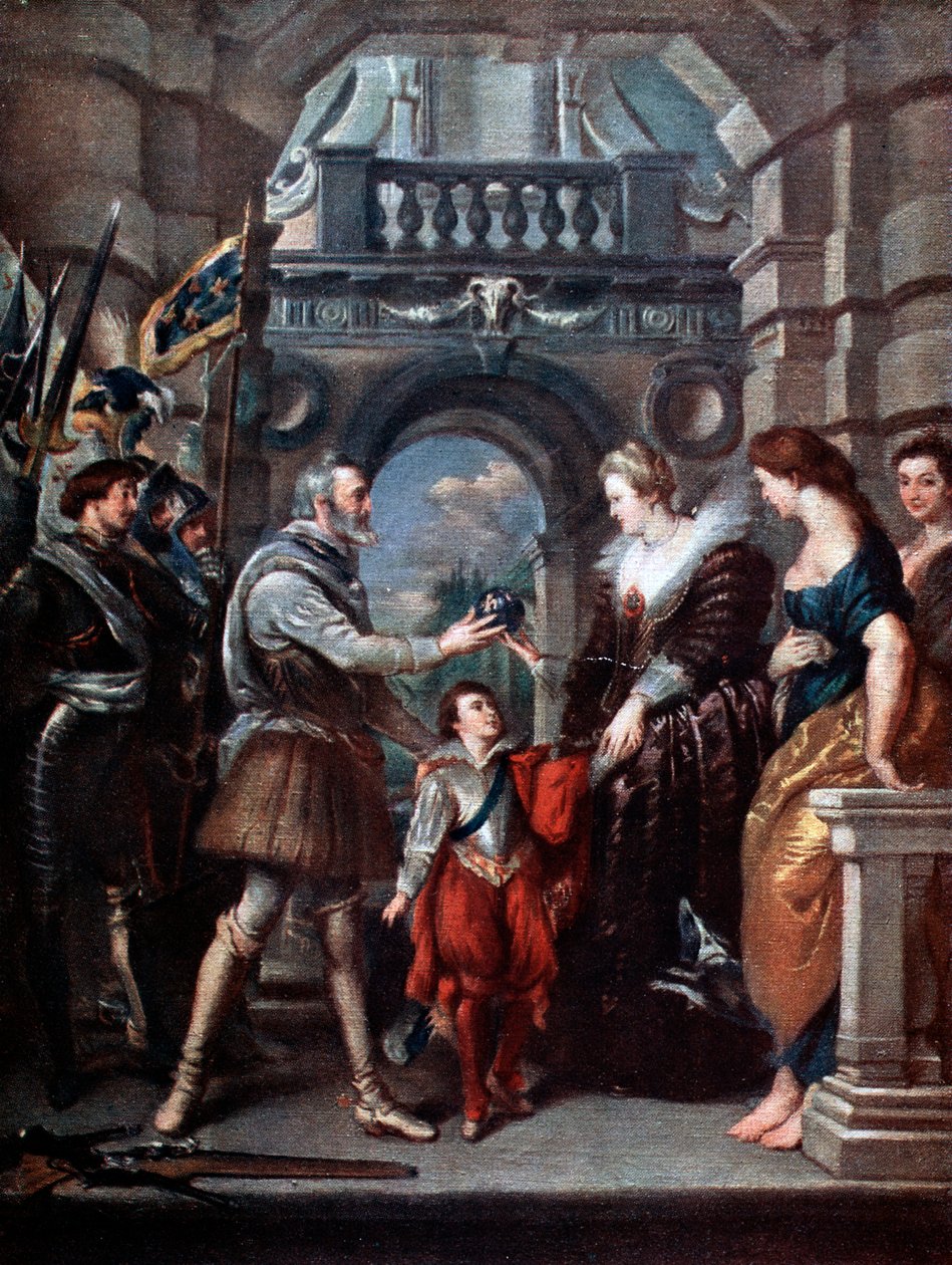 A Medici-ciklus: IV. Henrik távozik a németországi háborúba, 1610. március 20., 1621-1625. alkotó: Peter Paul Rubens