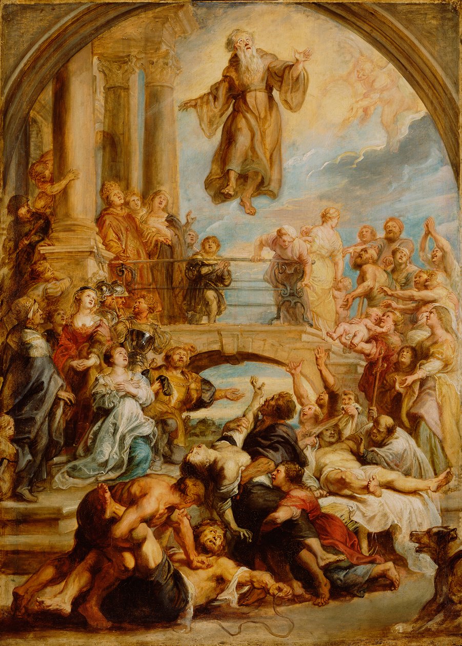 Paolai Szent Ferenc csodái, 1627-1628 körül alkotó: Peter Paul Rubens