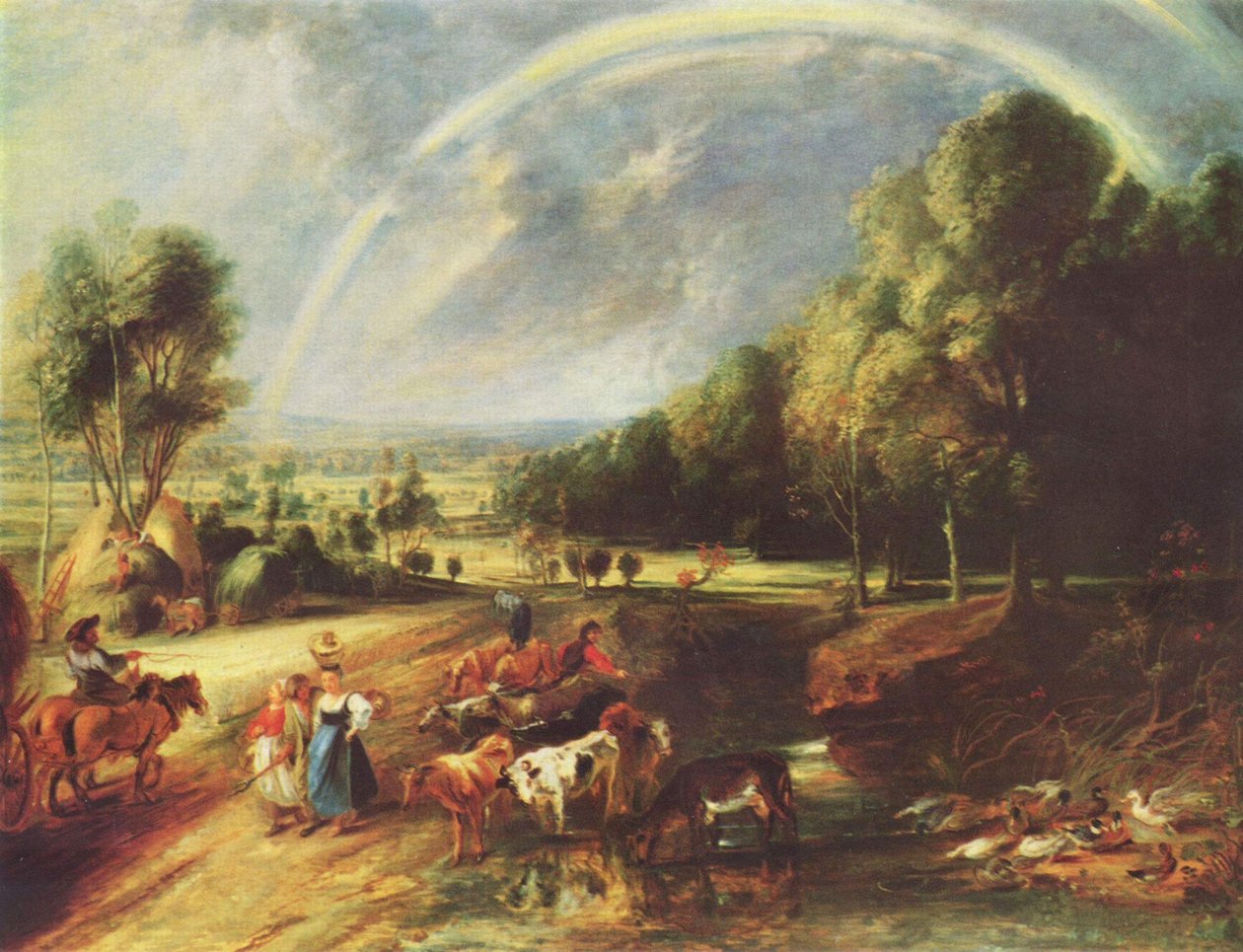 Szivárványos táj (1640) alkotó: Peter Paul Rubens