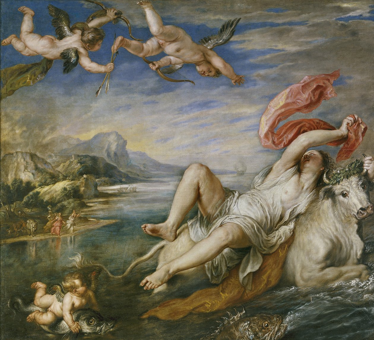 Európa megerőszakolása Tizian után, 1629 alkotó: Peter Paul Rubens