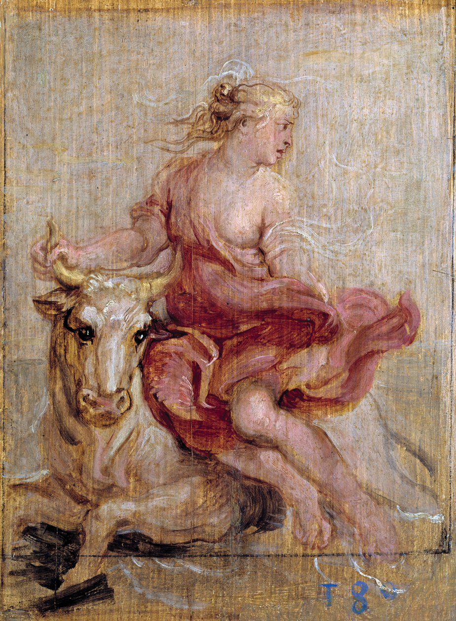 Európa megerőszakolása, 1636-7 alkotó: Peter Paul Rubens