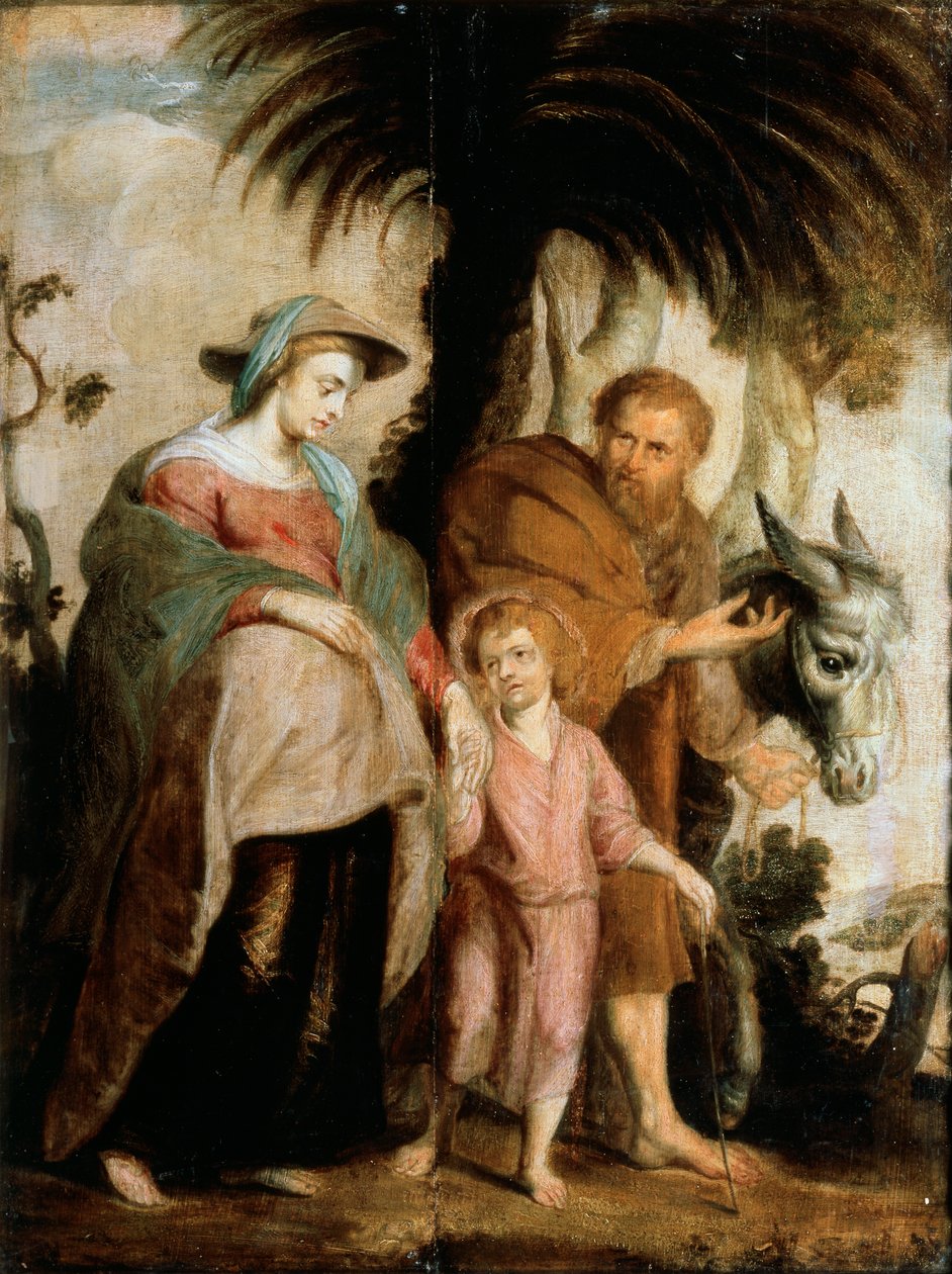A visszatérés Egyiptomból, 1614. alkotó: Peter Paul Rubens