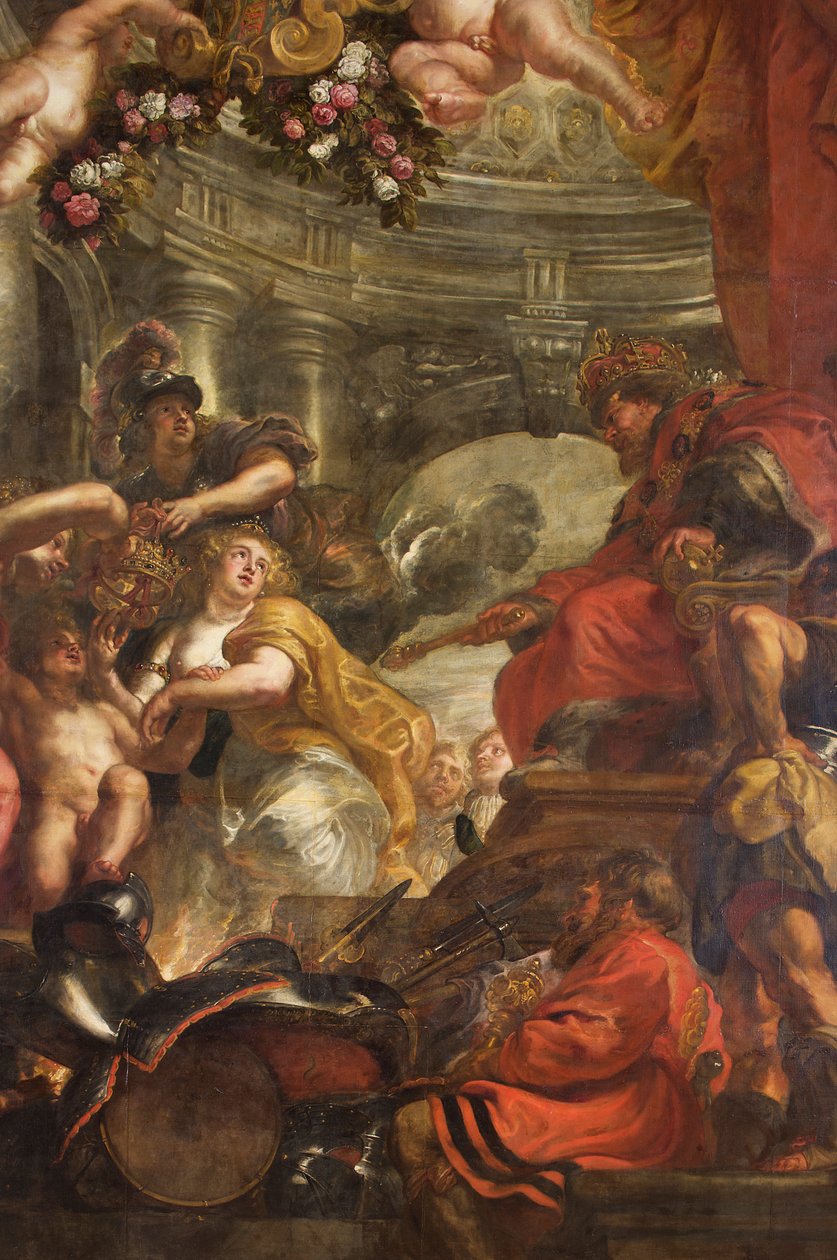 A Rubens mennyezet, bankettház, Whitehall, 1629-34 körül (olaj, vászon) alkotó: Peter Paul Rubens