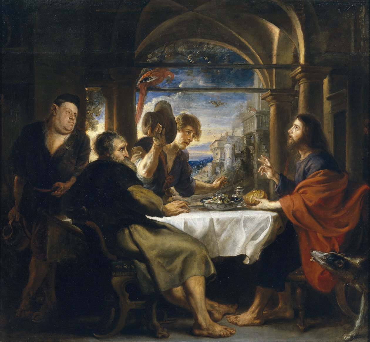 Vacsora Emmausban, 1638 alkotó: Peter Paul Rubens