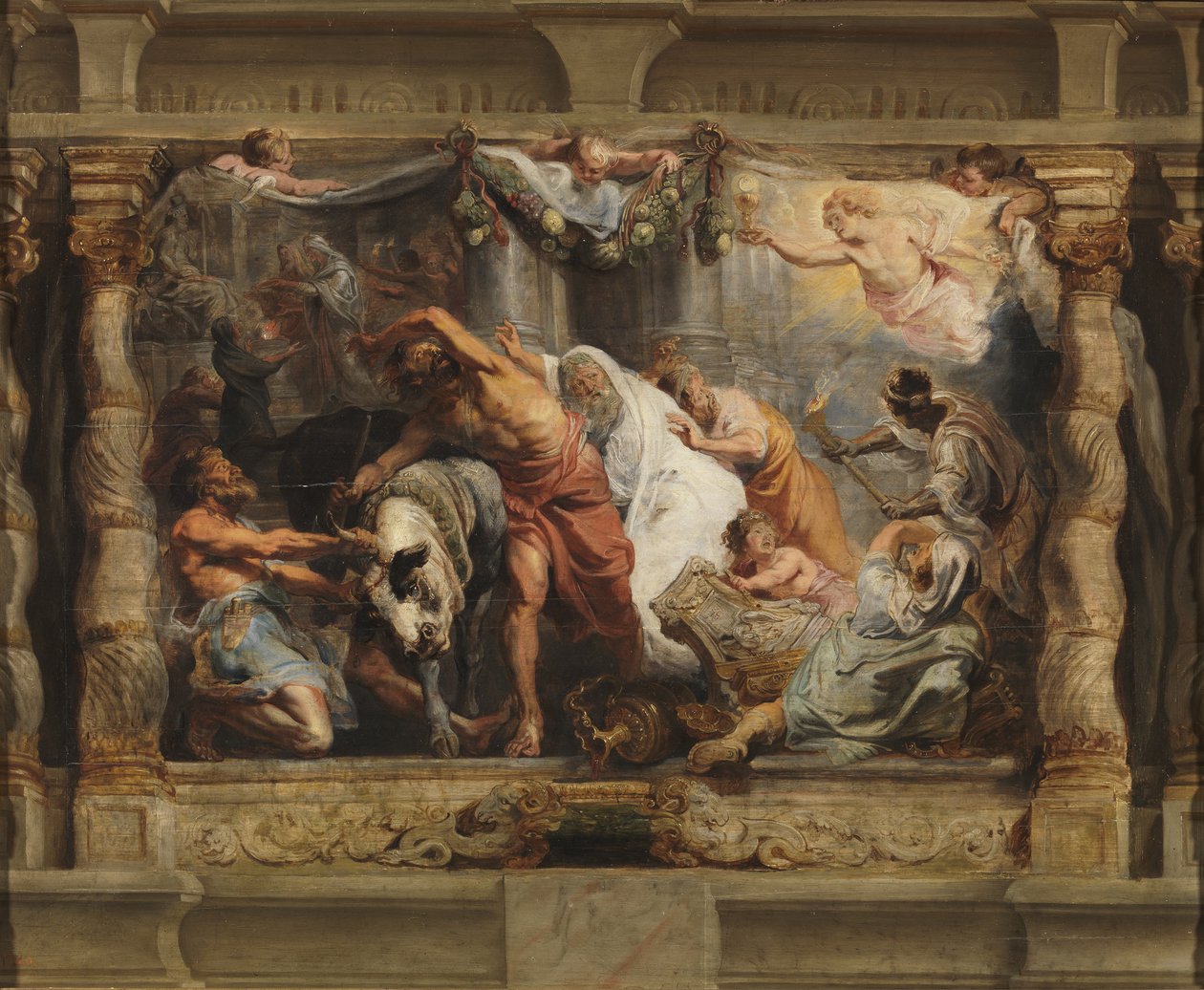 Az Eucharisztia diadala a bálványimádás felett, 1625-1626 alkotó: Peter Paul Rubens