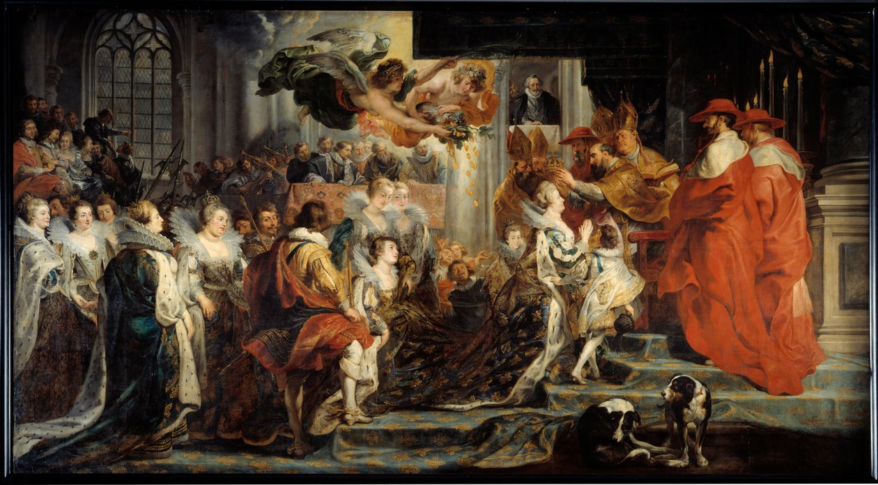Medicis Mária megkoronázása alkotó: Peter Paul Rubens