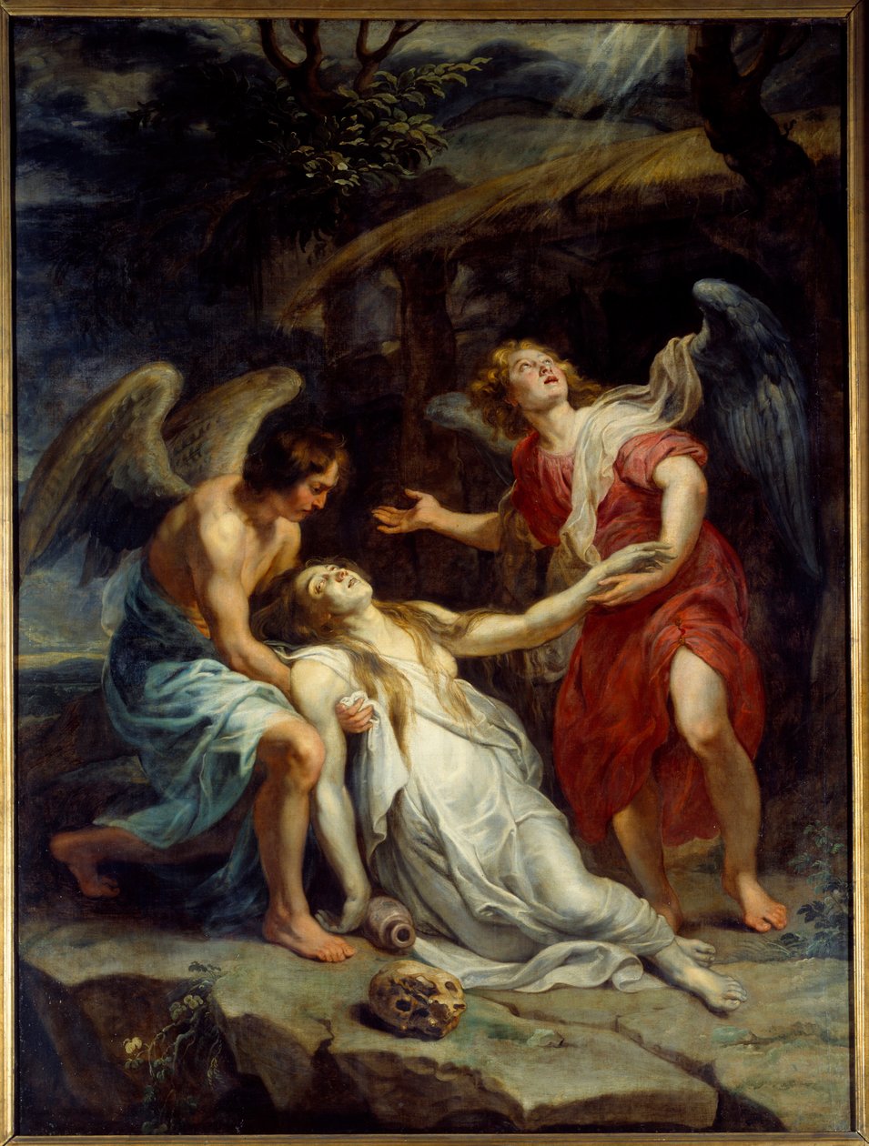 Szent Mária Magdolna extázisa. Pierre Paul (Pierre-Paul) Rubens (vagy Peter Paul vagy Petrus Paulus) festménye (1577-1640) Ec. Flam., 1619-1620 körül. Olajfestmény. Mérete: 2,95 x 2,20 m. Lille, Szépművészeti Múzeum alkotó: Peter Paul Rubens