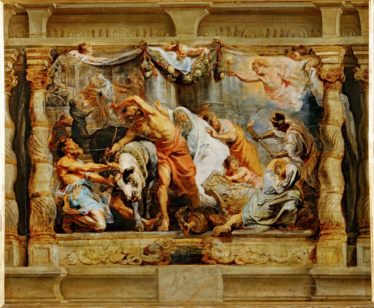 Az Eucharisztia győzelme a bálványimádás felett (festmény, vászon) alkotó: Peter Paul Rubens