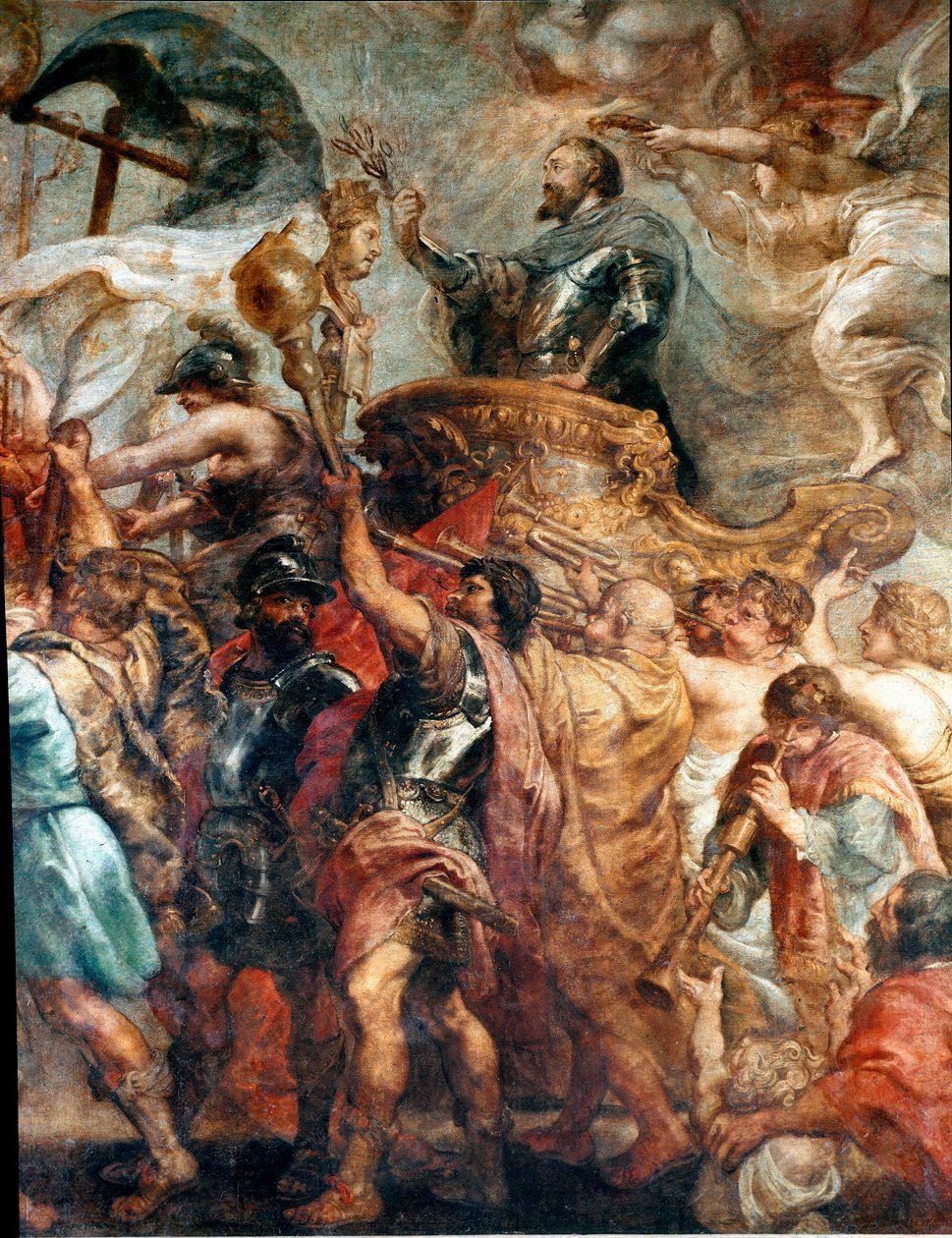 Henri IV diadalmas bejárata Párizsban (Részlet) (olaj, vászon alkotó: Peter Paul Rubens