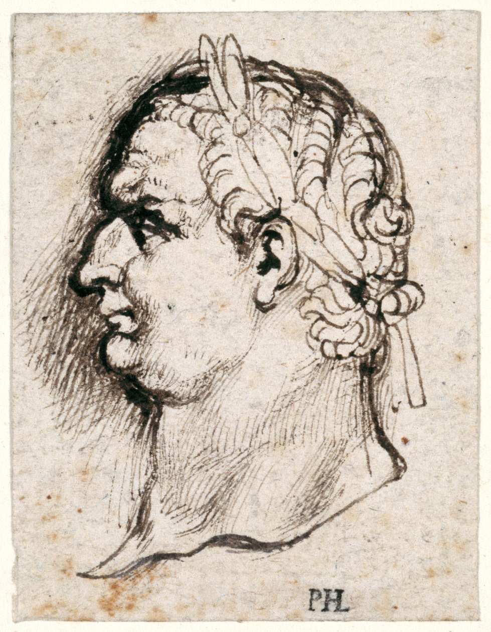 Titusz, az első tizenkét Caesar közül nyolc tíz rajzából, Giovanni da Cavino érmei után (toll és tinta papíron) alkotó: Peter Paul Rubens