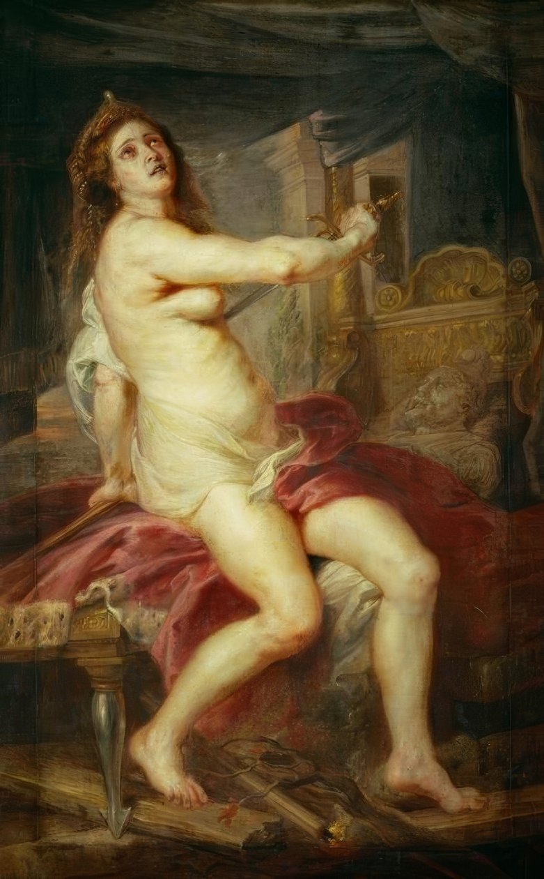 Dido halála alkotó: Peter Paul Rubens
