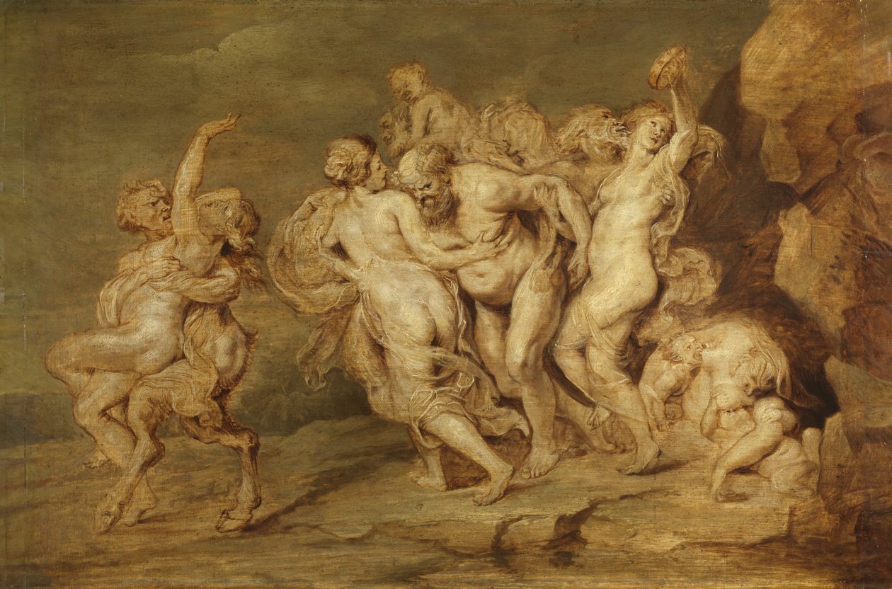 Silenius diadala, 1600-99 alkotó: Peter Paul Rubens