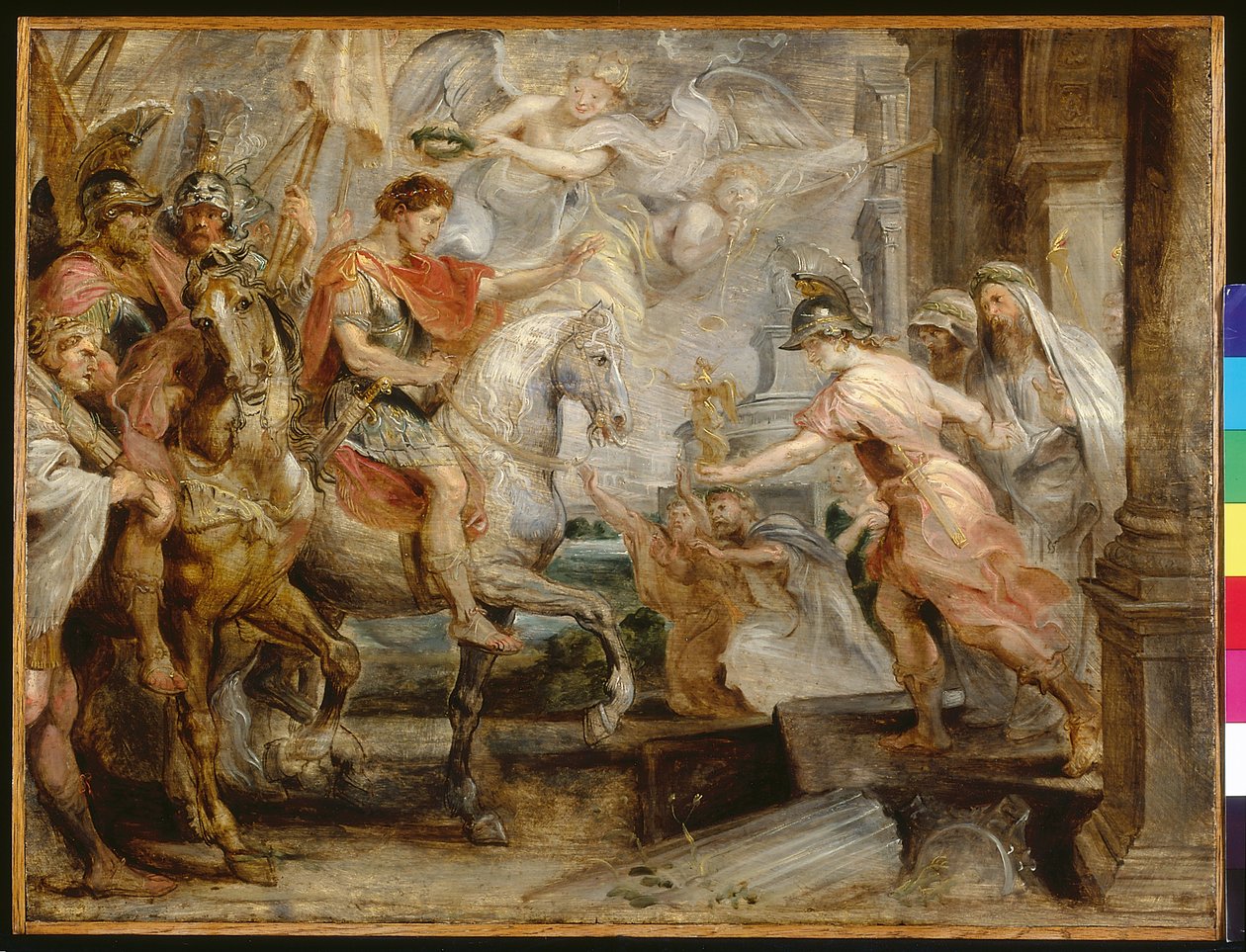 Konstantin diadalmas belépése Rómába (olaj, fa) alkotó: Peter Paul Rubens