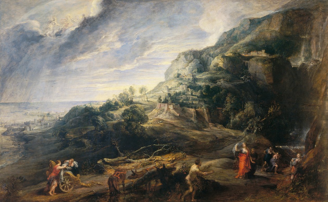 Ulysses a phaeákok szigetén alkotó: Peter Paul Rubens