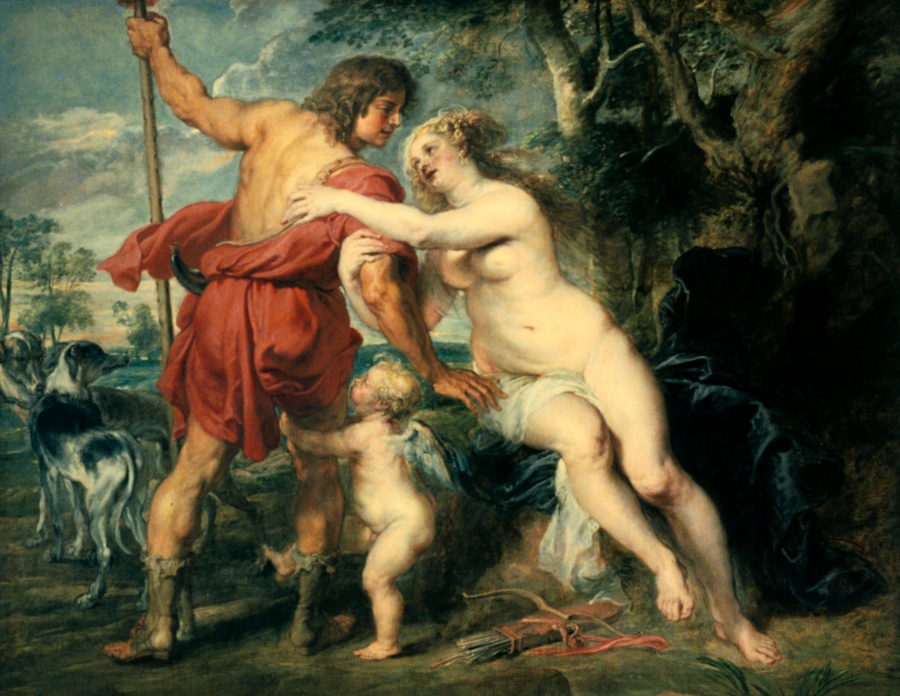 Vénusz és Adonisz, 1630 alkotó: Peter Paul Rubens