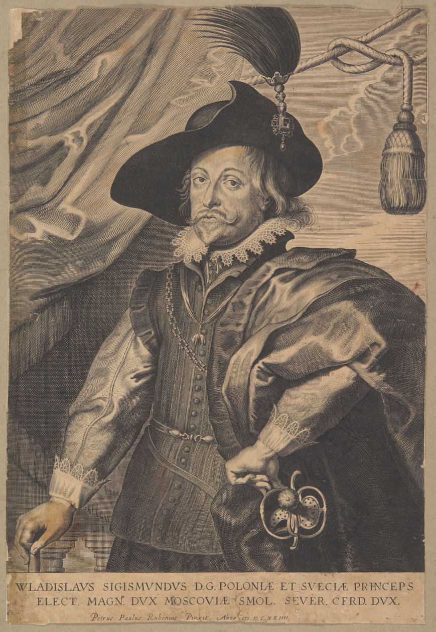 IV. Vładysław Vasa (1595–1648), Lengyelország királya és Litvánia nagyhercege 1632–1648 között alkotó: Peter Paul Rubens