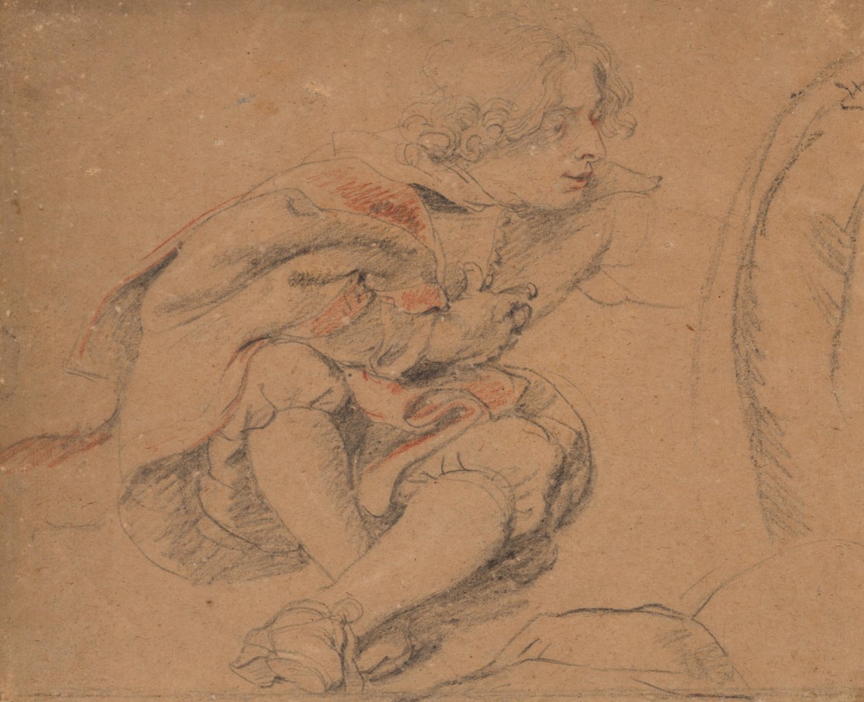 Ülő fiatal férfi alkotó: Peter Paul Rubens