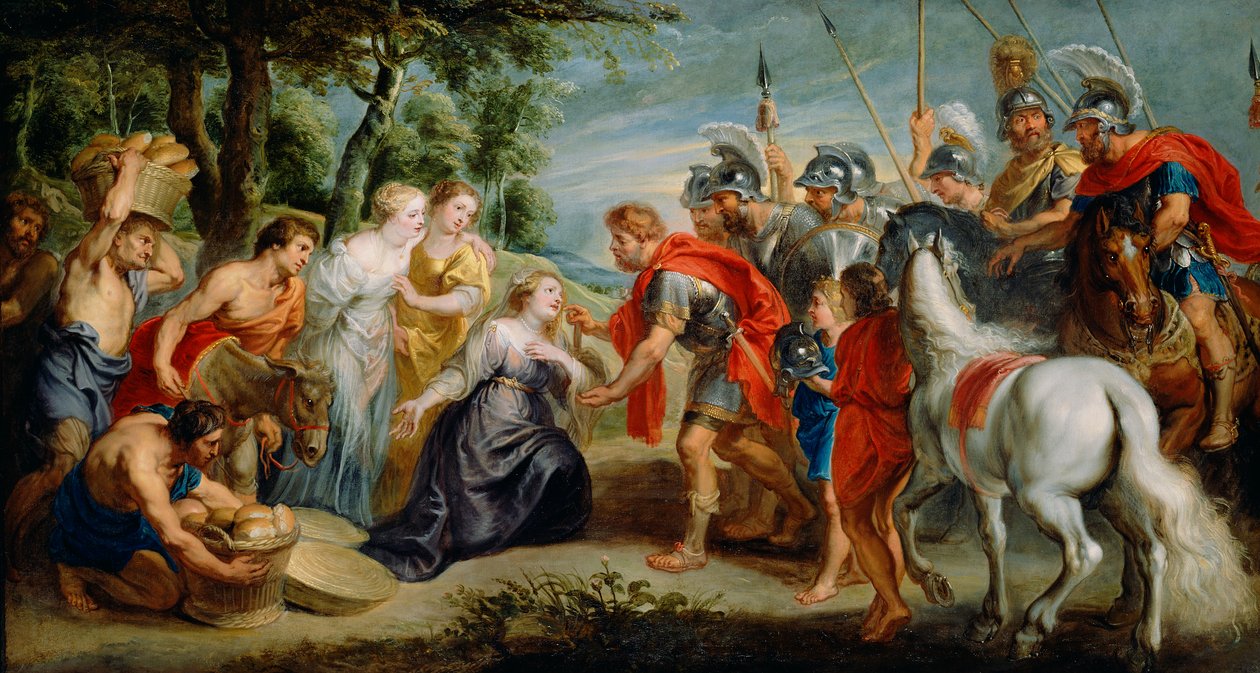 Dávid Találkozás Abigail, 1620-5 alkotó: Peter Paul studio of Rubens