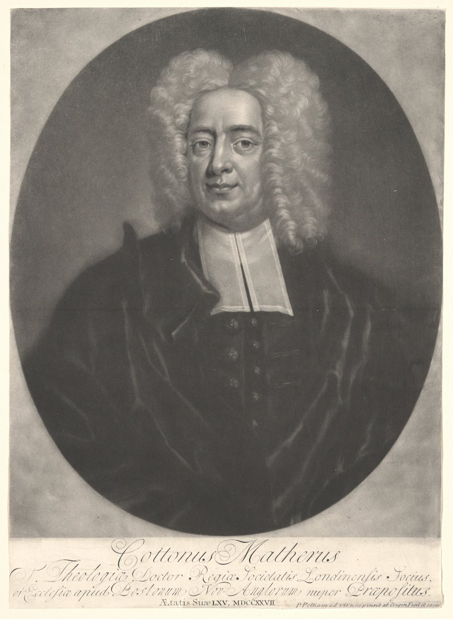 Cotton Mather alkotó: Peter Pelham