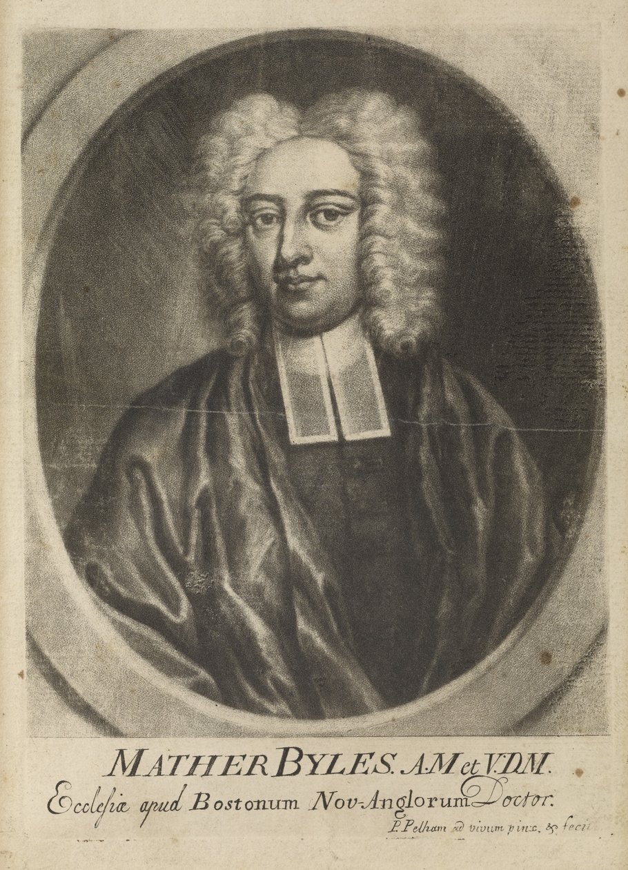 Mather Byles alkotó: Peter Pelham