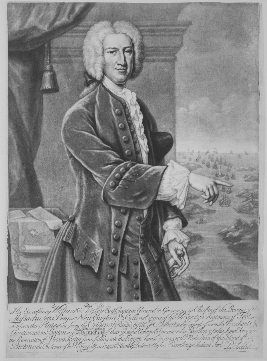 William Shirley, Massachusetts kormányzója, 1747, 1747. alkotó: Peter Pelham