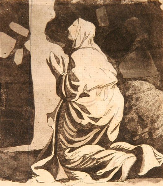 Illés a vadonban (akvatinta) alkotó: Peter Perez Burdett