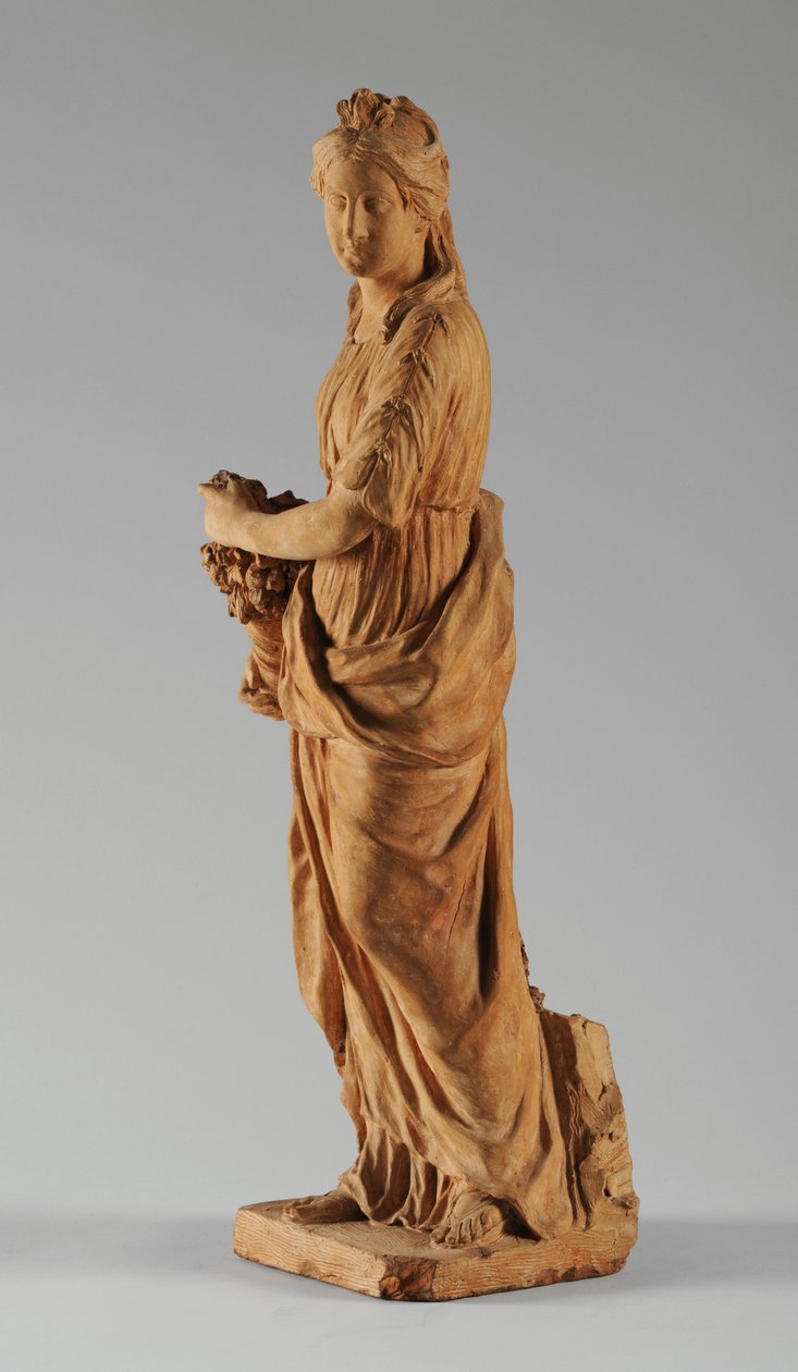 Makett a bőség figurájáért alkotó: Peter Scheemakers