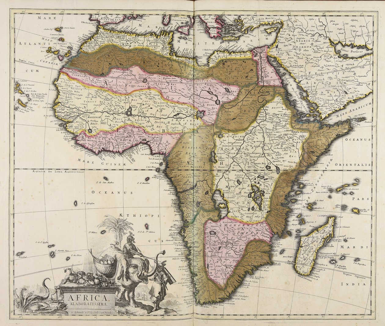 Elaborált Afrika alkotó: Peter Schenk the Elder
