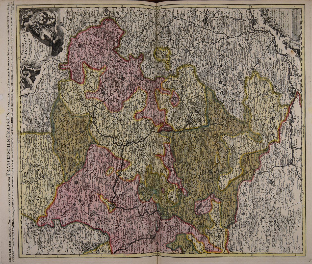 Circuli Franconiae pars orientalis et potior novissimè delineata ... alkotó: Peter Schenk the Elder