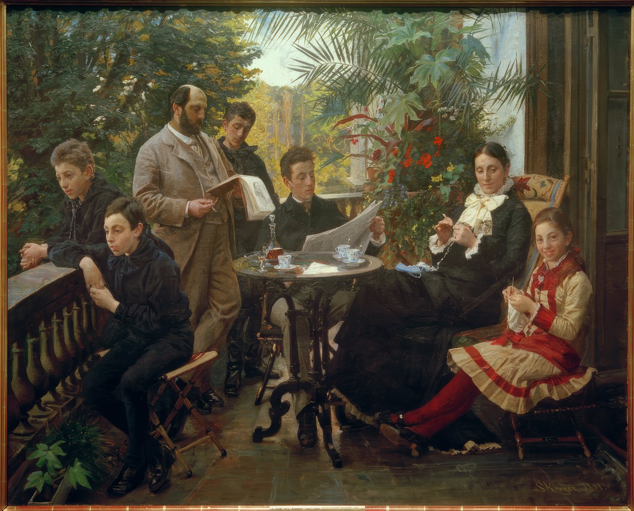 Hirschsprung, Heinrich; dán dohánygyártó, mecénás és műgyűjtő (a koppenhágai Hirschsprung Gyűjtemény alapítója); Koppenhága 7 alkotó: Peder Severin Krøyer