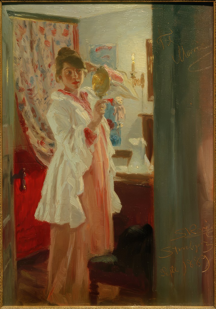 Belső. A művész felesége alkotó: Peder Severin Krøyer