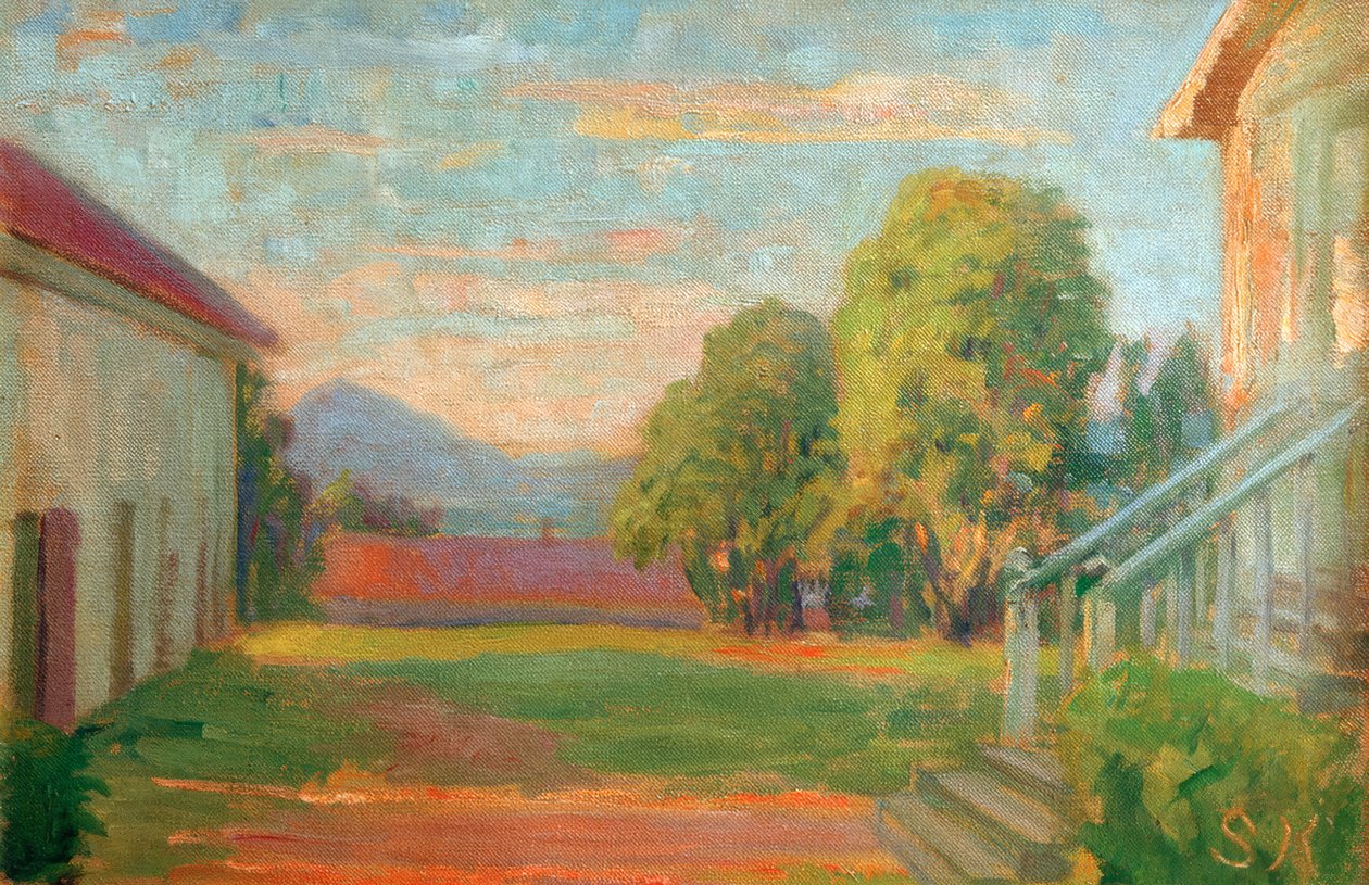 Észak-olasz villa alkotó: Peder Severin Krøyer