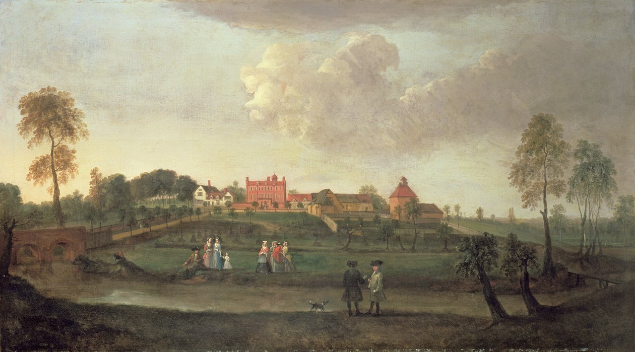 Little Haugh Hall, Suffolk alkotó: Peter Tillemans